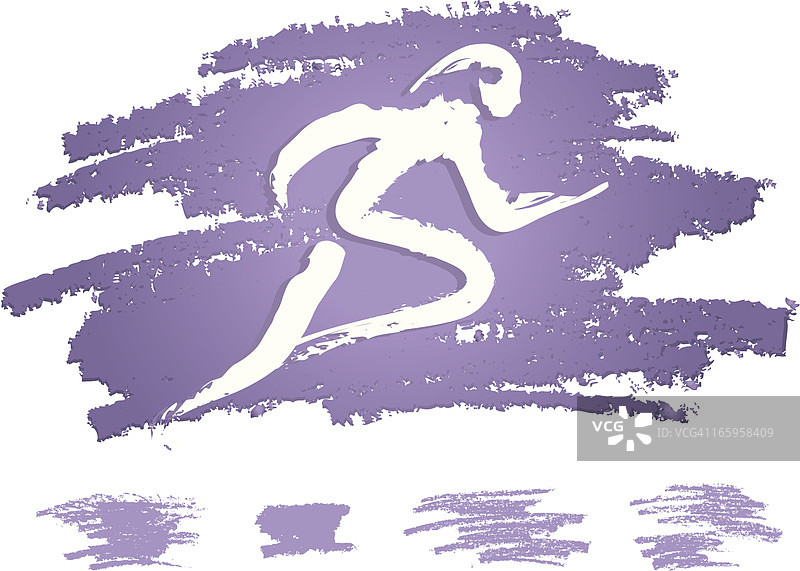 奔跑图标图片素材