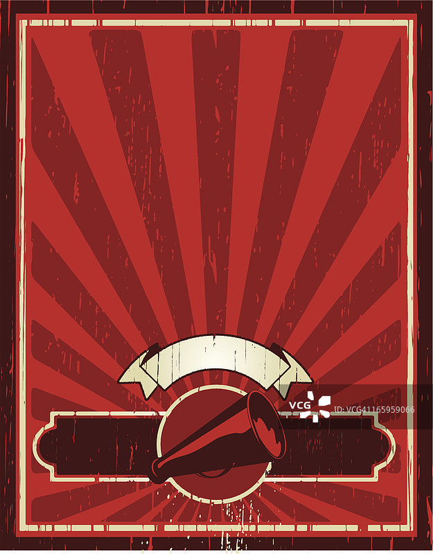 红色海报图片素材