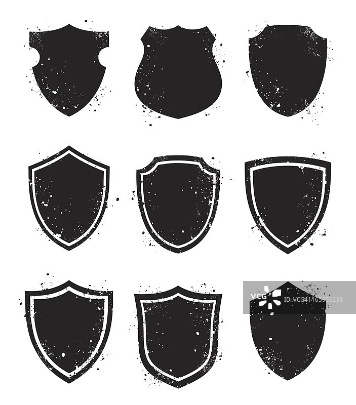复古盾牌图片素材