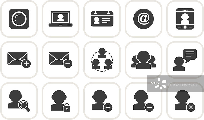 社交媒体图标图片素材