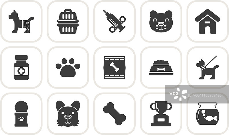 宠物图标图片素材