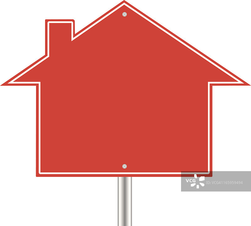 空白房地产标志图片素材