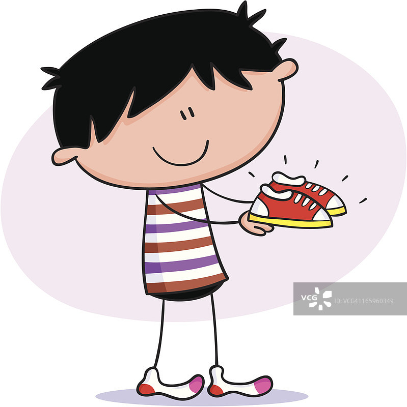 儿童新鞋图片素材