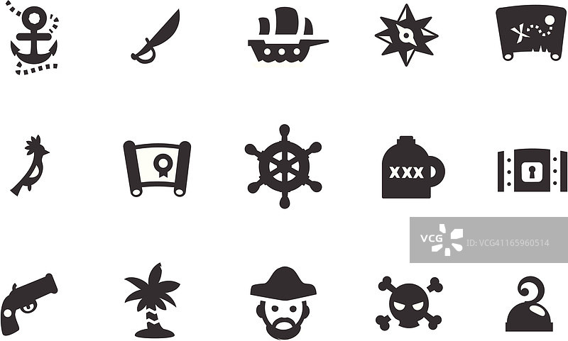 海盗图标图片素材
