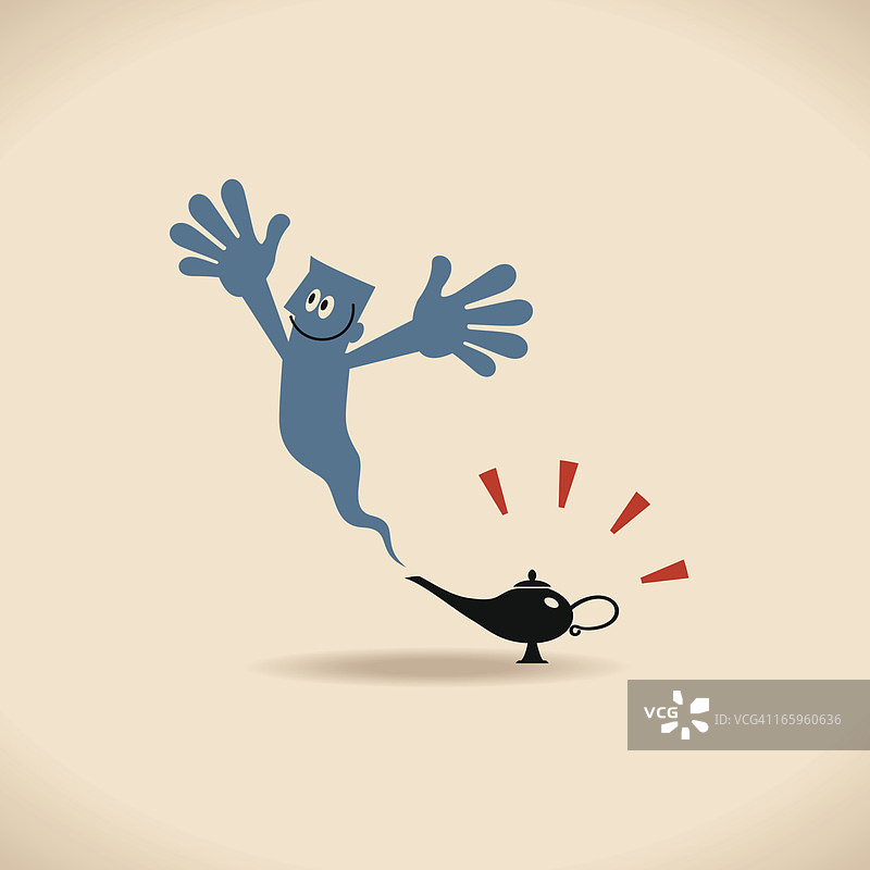 神灯与精灵图片素材