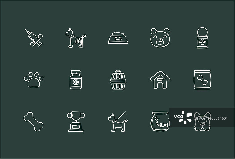 宠物图标图片素材