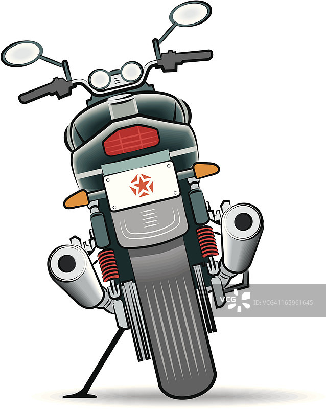 带有奇幻标志的无标记自行车图片素材