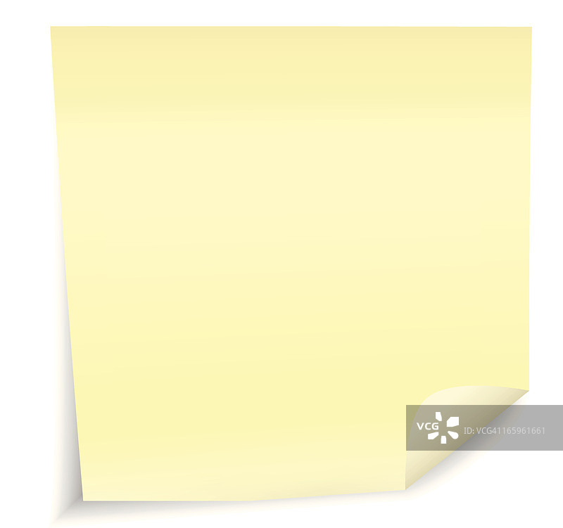 带阴影的矢量便签图片素材