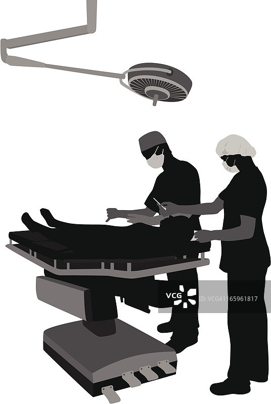 手术矢量轮廓图片素材