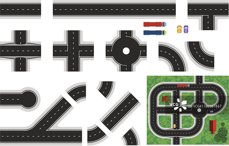 道路建设图片素材