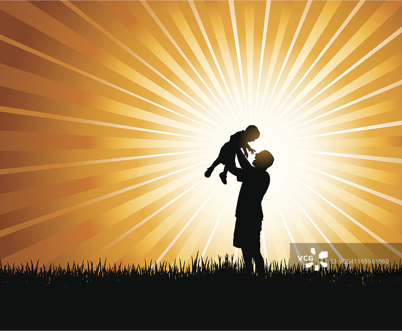 父子玩耍 - 生活方式背景图片素材