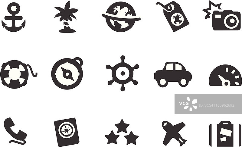 旅行图标图片素材