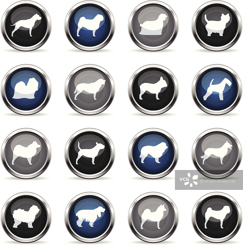 超光泽图标-狗图片素材