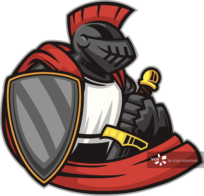 儿童骑士吉祥物图片素材