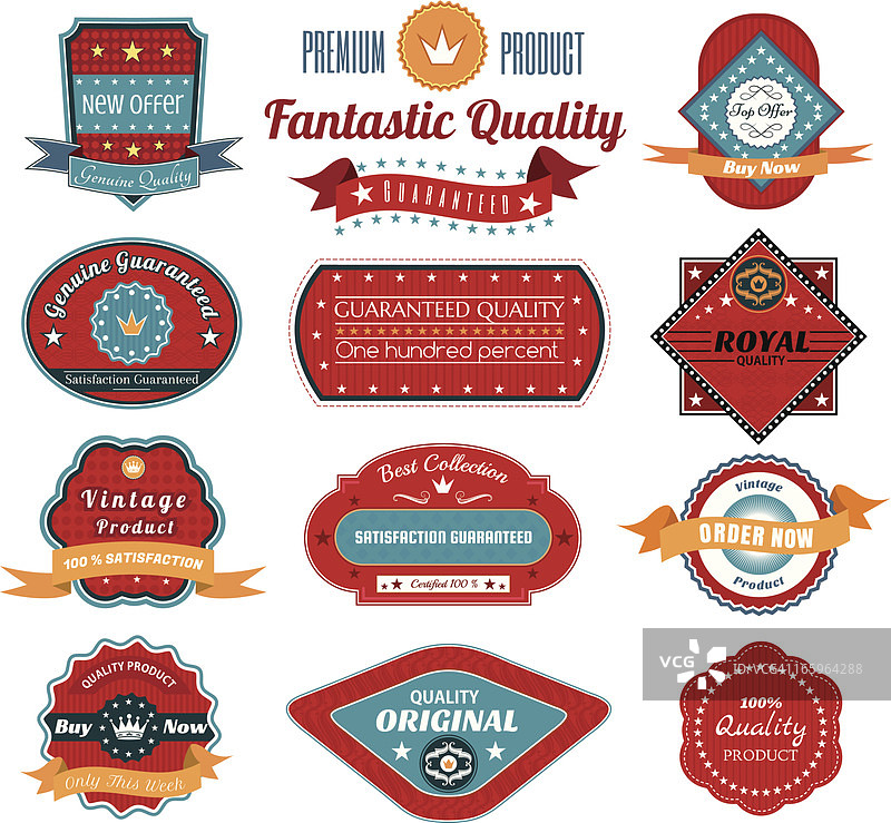 复古标签图片素材