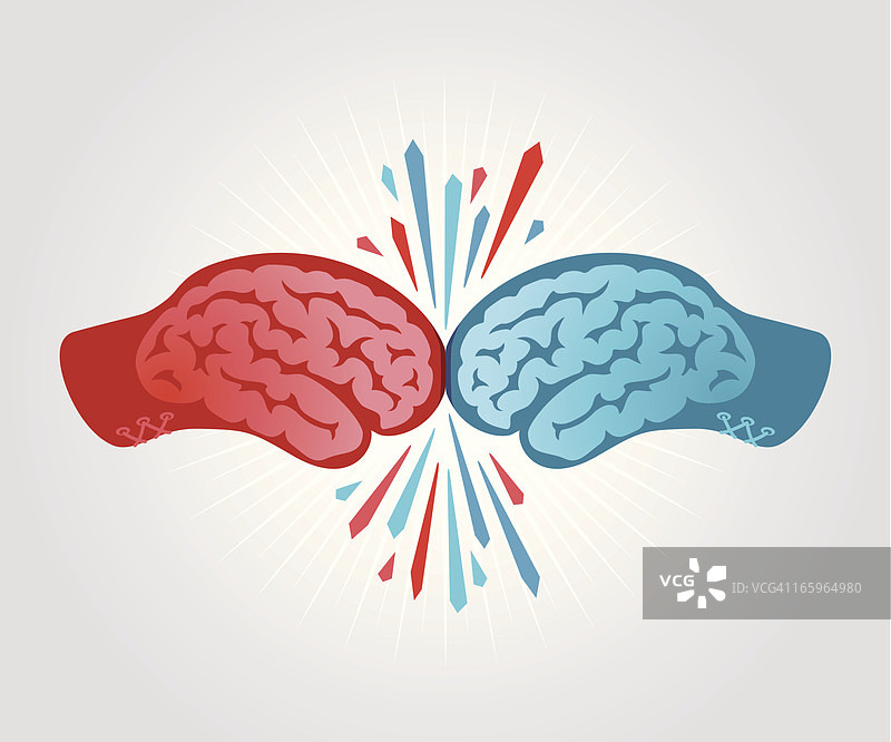 脑力碰撞图片素材