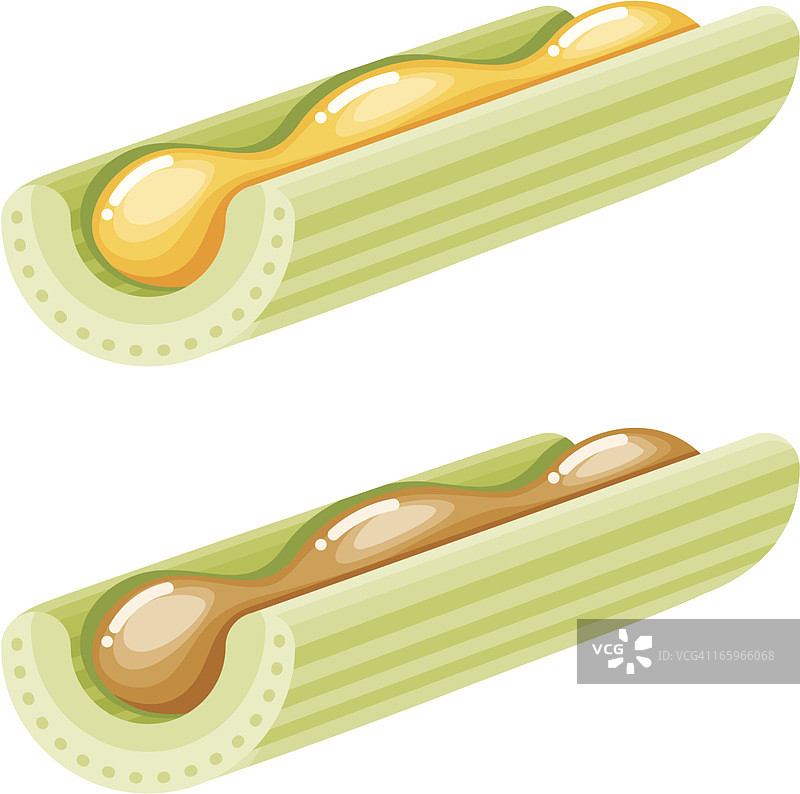 奶酪和花生酱芹菜条图片素材