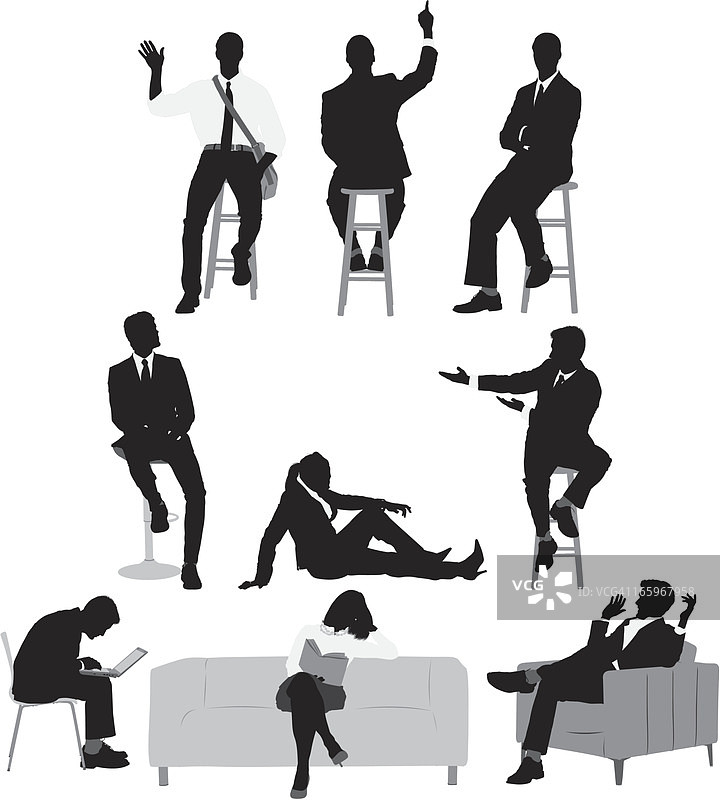 多张商务人士的照片图片素材