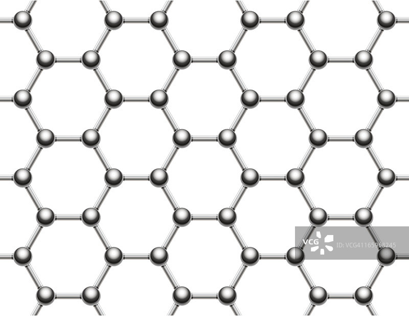 白色背景上的分子结构无缝图案图片素材