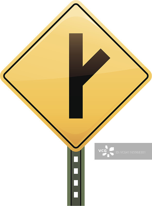十字路口路标图片素材