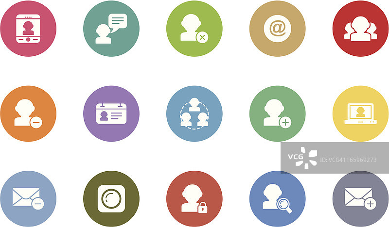 社交媒体图标图片素材