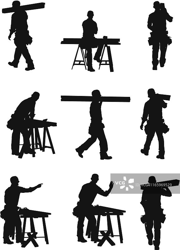 木匠的多张图片图片素材