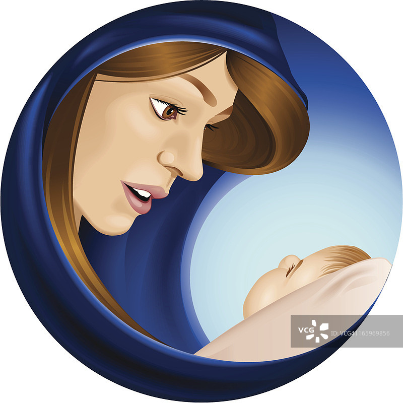 母亲和孩子图片素材