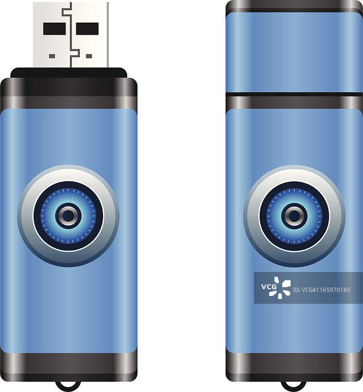 安全USB闪存盘图片素材