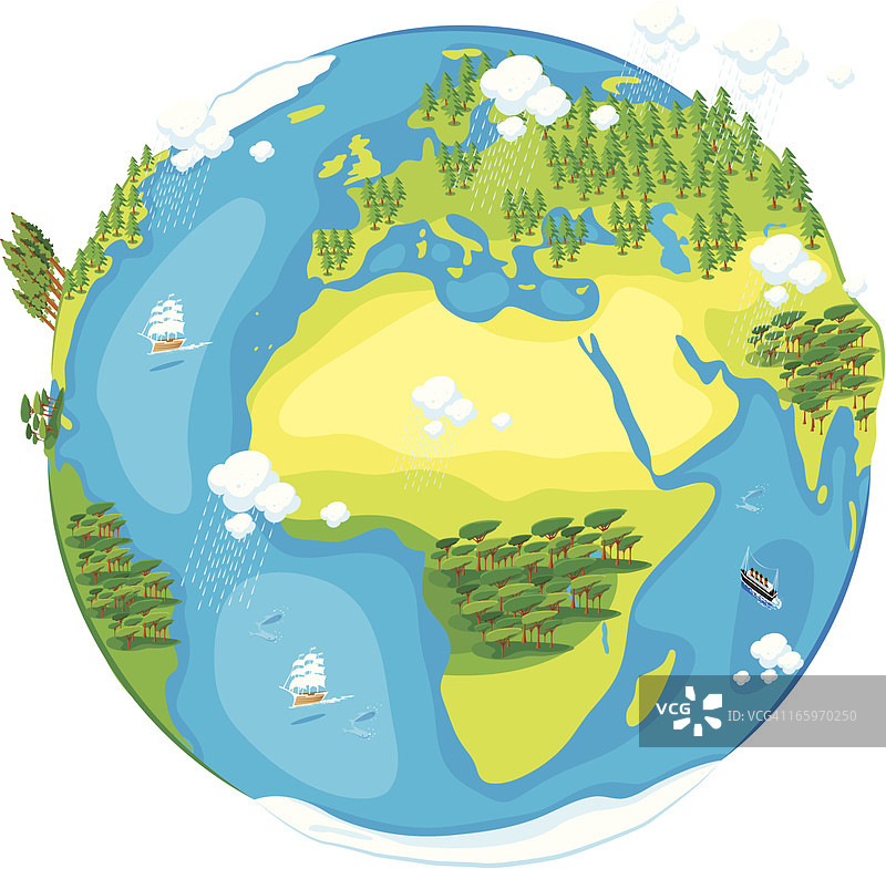 卡通：世界图片素材