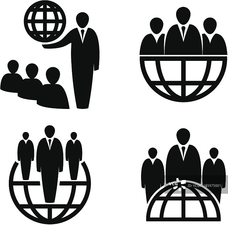 全球商务图标图片素材