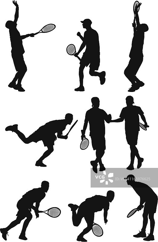 网球运动员图集图片素材