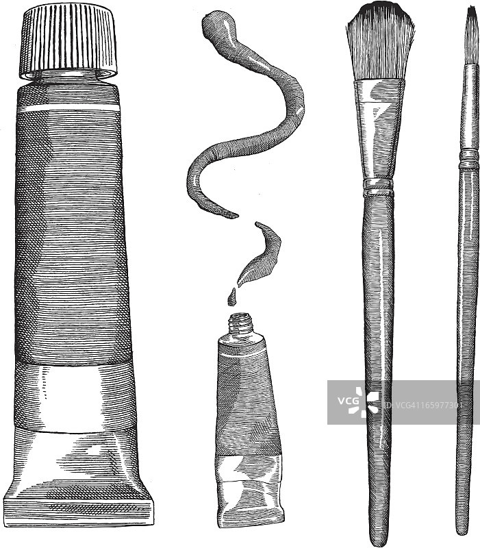 艺术用品图片素材