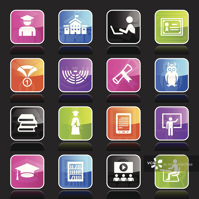 Ubergloss图标 - 大学与学生图片素材