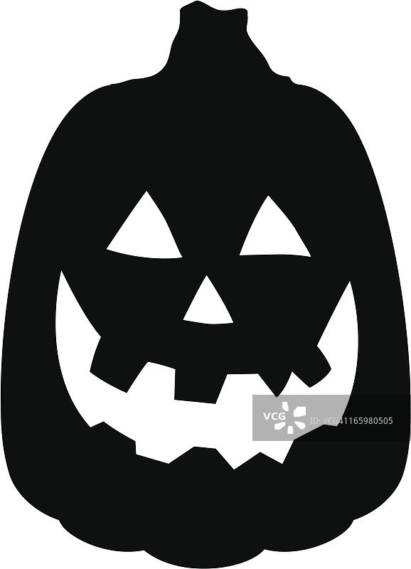 南瓜轮廓图片素材