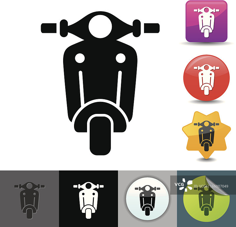 滑板车图标 | solicosi系列图片素材