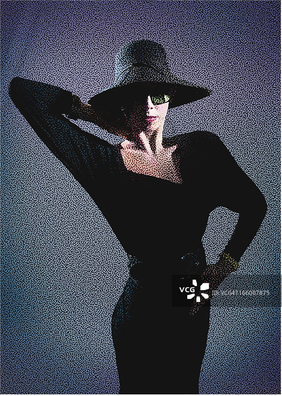 复古风格女人图片素材