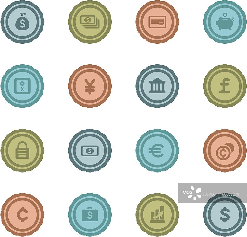 复古银行徽章图片素材