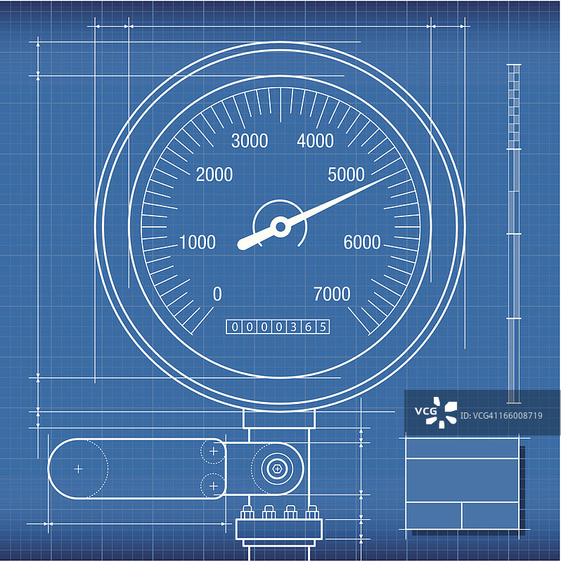 蓝图，仪表图片素材