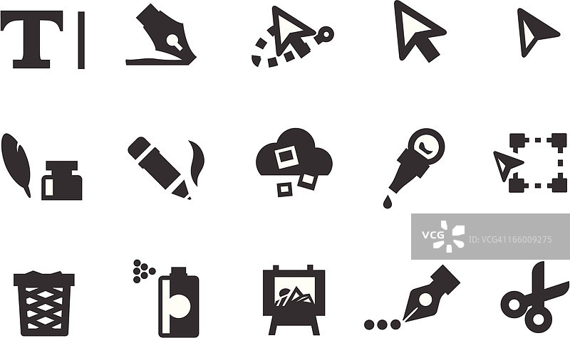 艺术工具图标图片素材