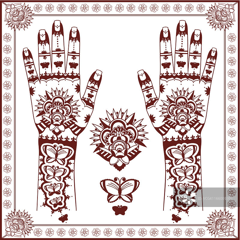 曼海蒂。图片素材