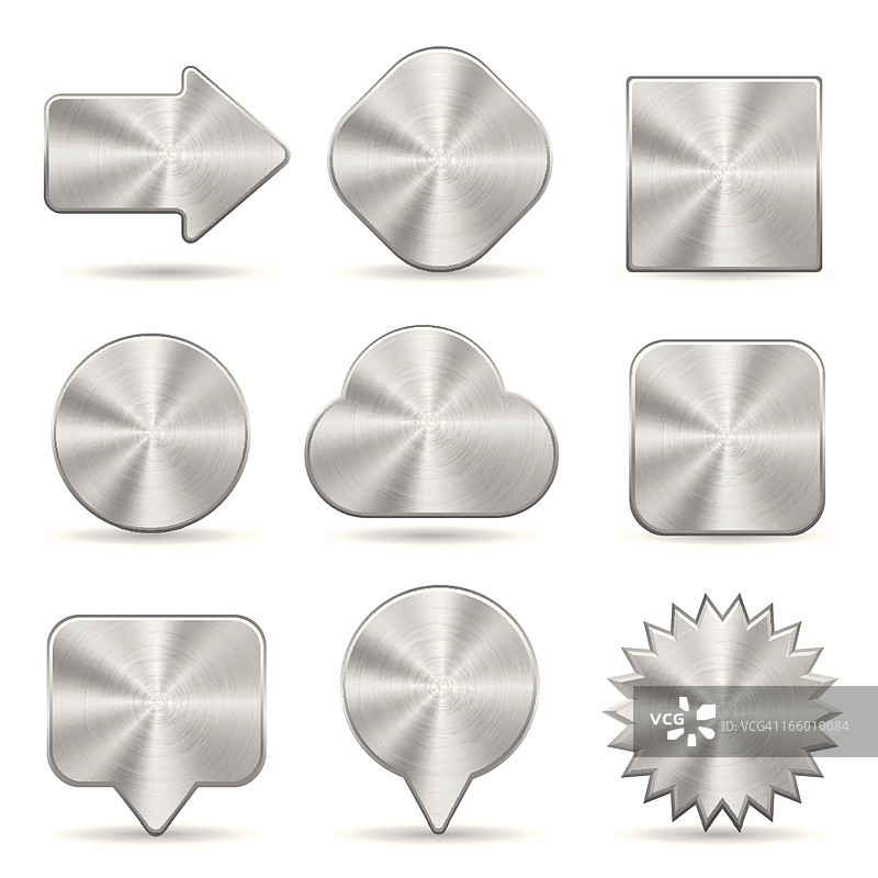 金属质感纽扣图片素材