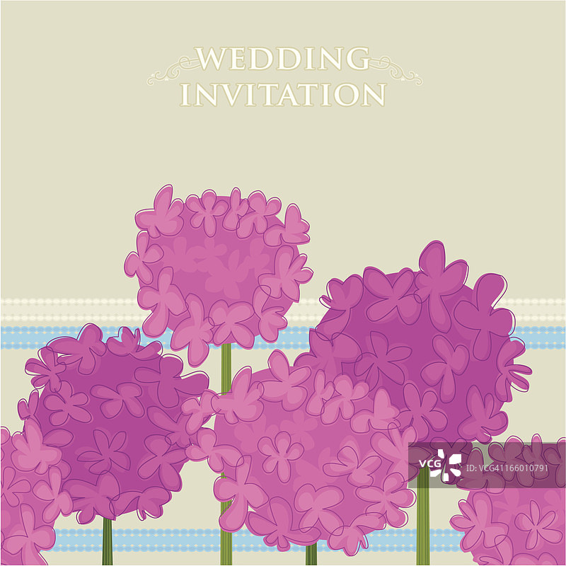 粉色绣球花图片素材