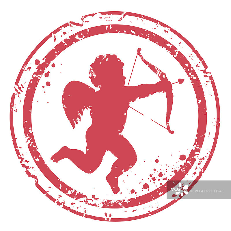 丘比特印章图片素材