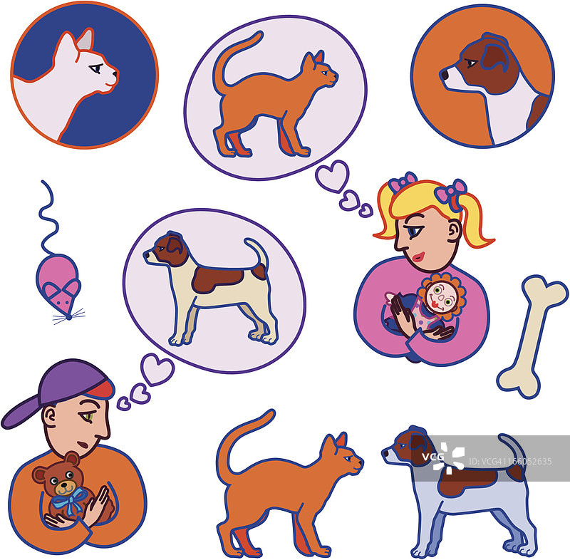 孩子们想要宠物图片素材