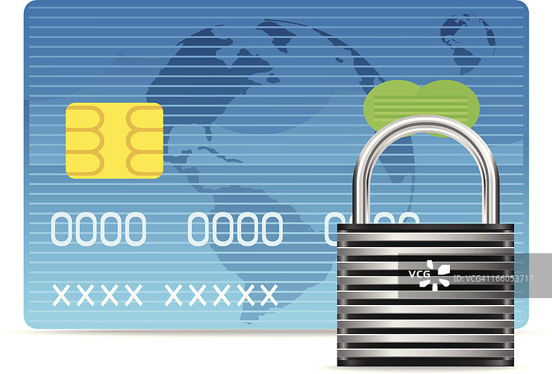 信用卡安全图片素材