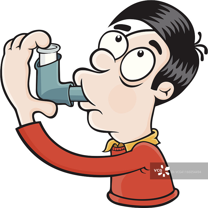 哮喘病患者图片素材
