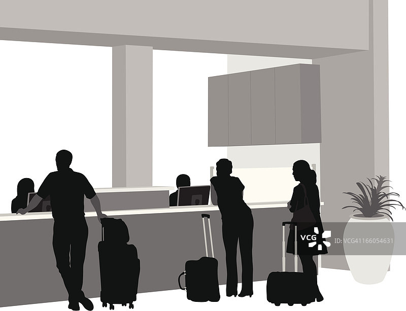 酒店客人图片素材