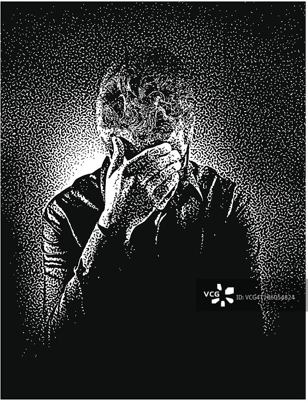 压力过大的男人图片素材