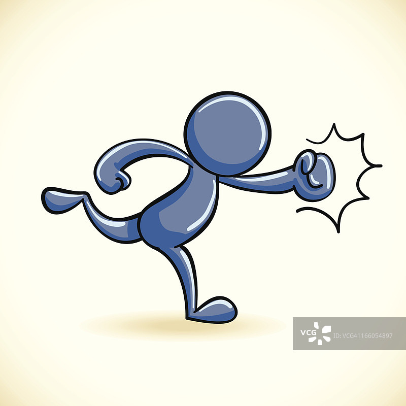 男人给你一拳图片素材