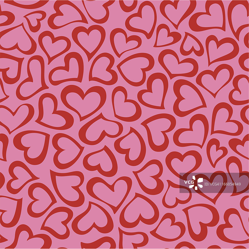 心形无缝图案图片素材